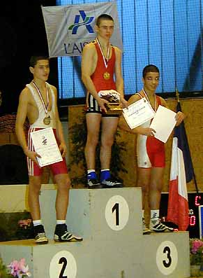 Eric BUISSON Champion de France Cadet 54 kg