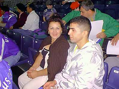 Djamel AINAOUI avec sa maman