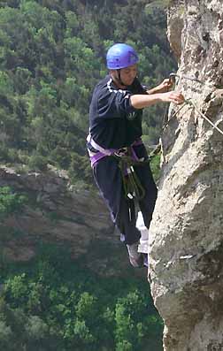 Fathi ACHMAOUI dans un des derniers passages.