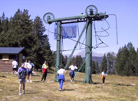 Sur les pistes Est de Font-Romeu